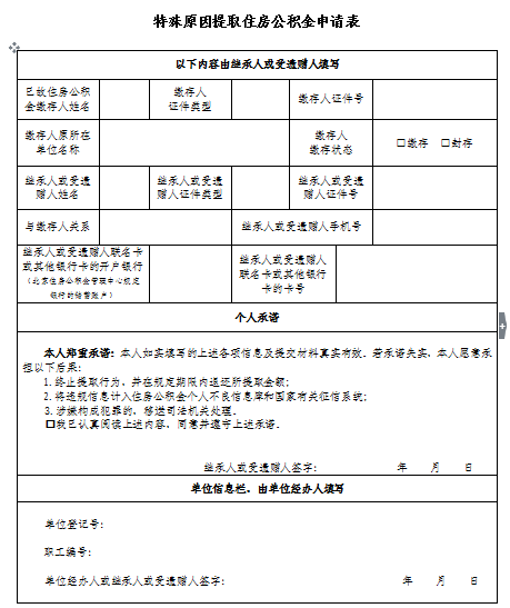 北京职工死亡后继承人或受遗赠人提取公积金(