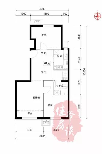 朝阳东坝锦安家园共有产权房住房户型图查看