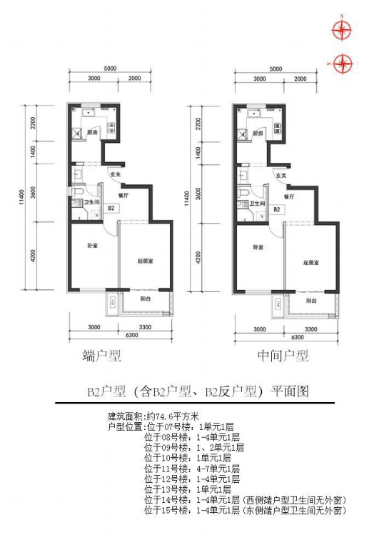 朝阳锦安家园共有产权房房型及户型图一览