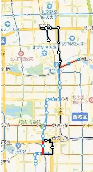 北京80路公交调整详情(调整后首末站 撤销增设站位 营业时间)