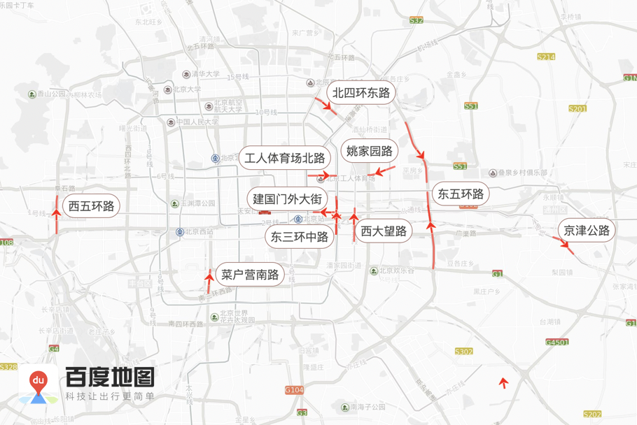 12月22日至28日一周北京交通出行提示