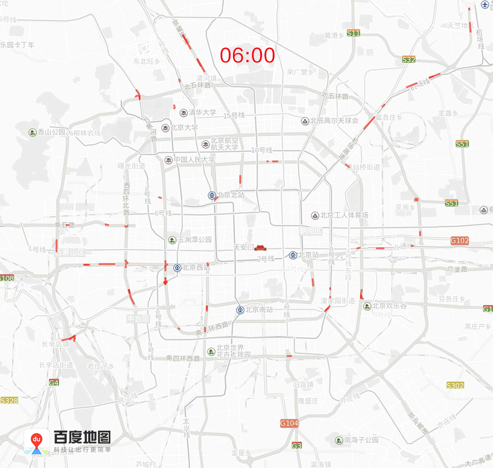12月22日至28日一周北京交通出行提示