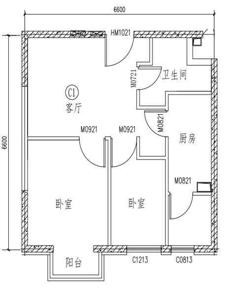 通州台湖银河湾公租房项目户型图