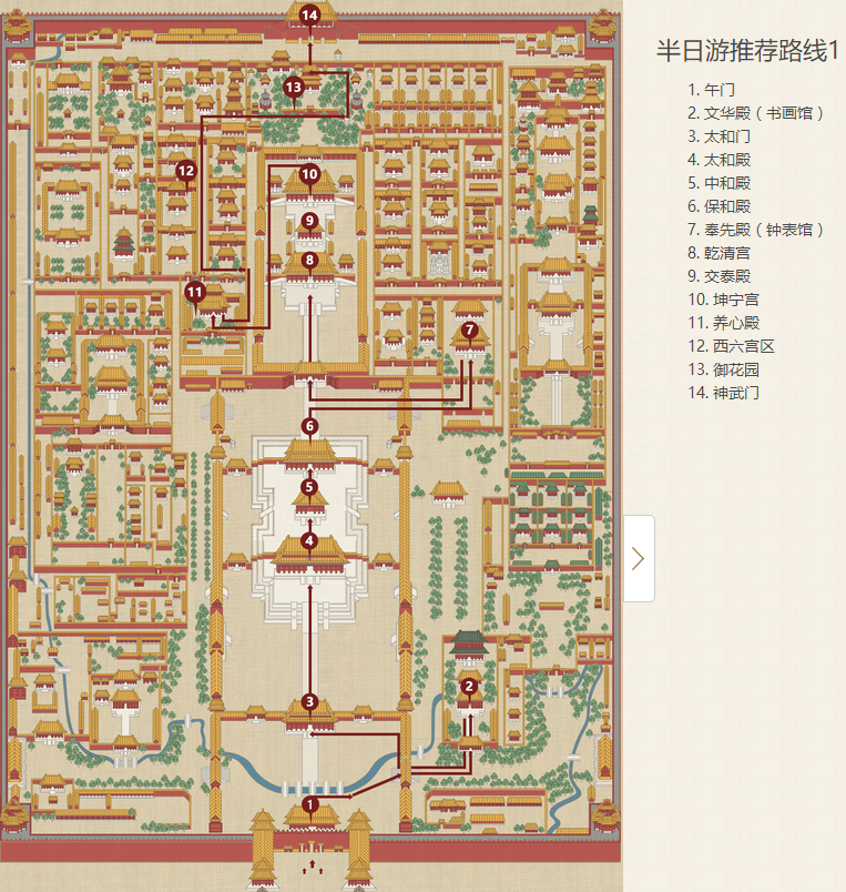 北京故宫博物院半日游攻略