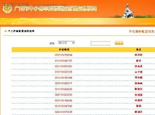 2013年11月广州车牌摇号结果查询网址