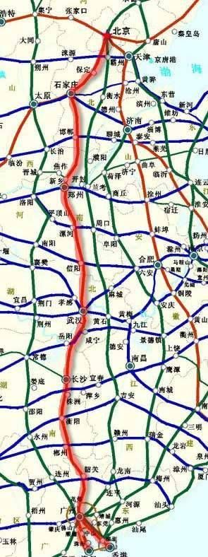 京港澳高速公路地图 京珠高速地图图片