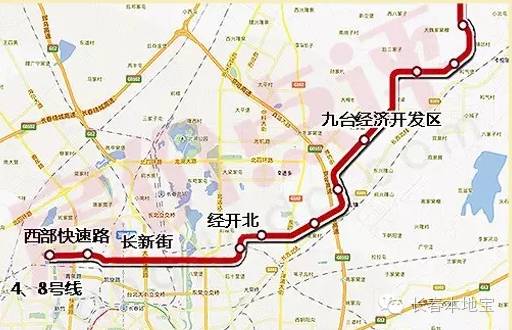 长春地铁10号线运行主要站点图片