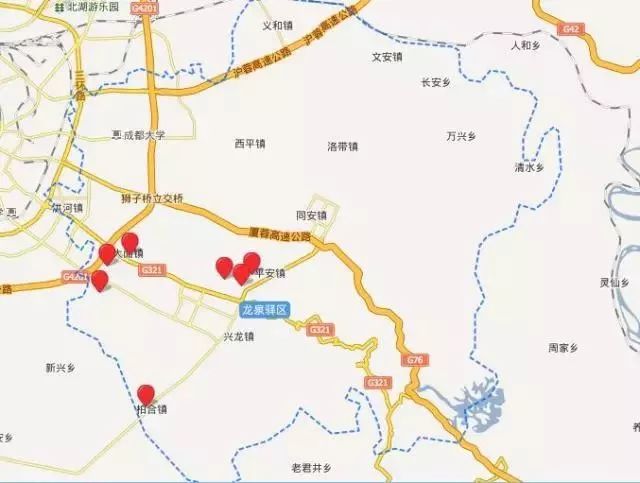 (龙泉驿保障性住房项目分布图) 龙泉驿区2018年第一,二批次 公共