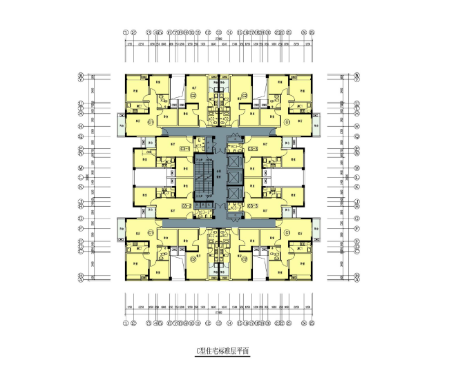 重庆康居西城公租房户型图(面积 楼型)