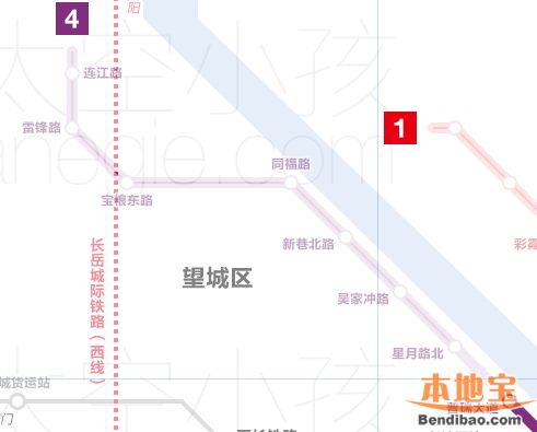 长沙地铁4号线延长线北延线