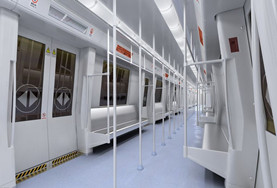 常州地铁1号线车厢内装饰4种方案推荐