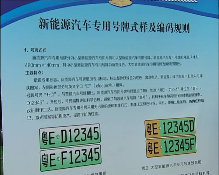 2017年底佛山新能源汽车专用车牌号启用