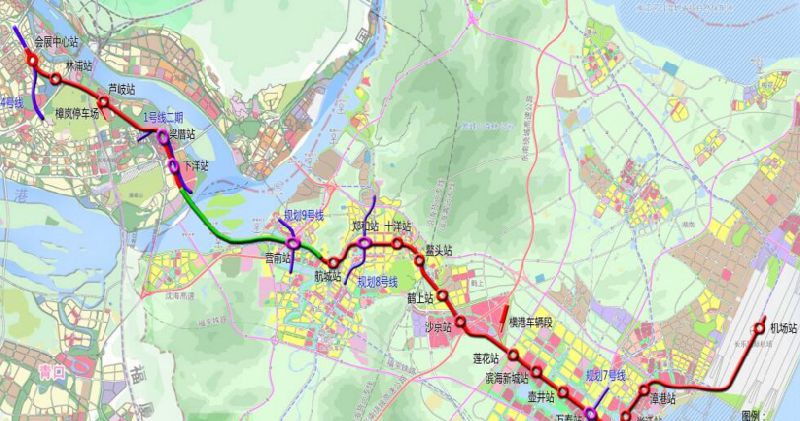 福州地铁6号线线路图(附站点分布 开通时间)