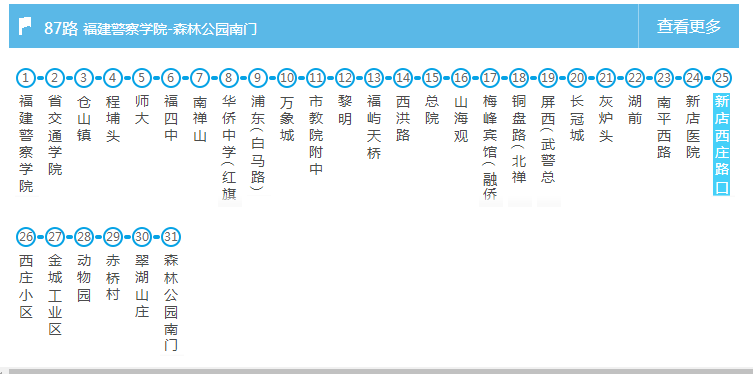 福州新店西庄路口公交取消停靠