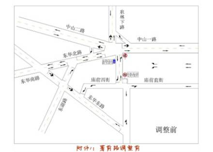 署前路、大沙头二马路交通组织调整