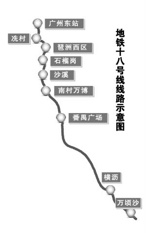 广州地铁18号线最新消息:计划2017年下半年开