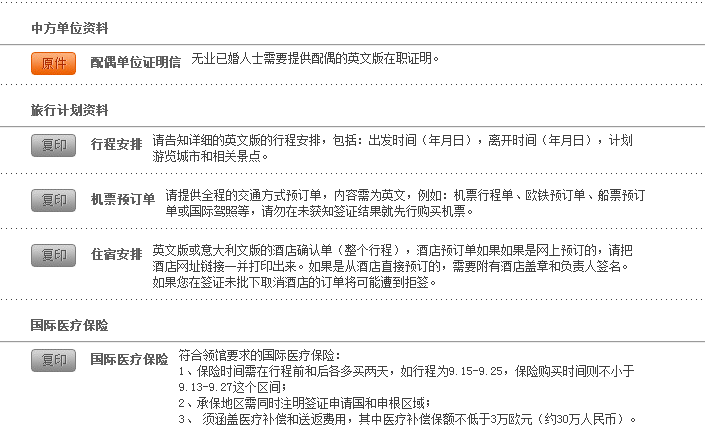 2017年意大利旅游签证广州办理指南(流程+资