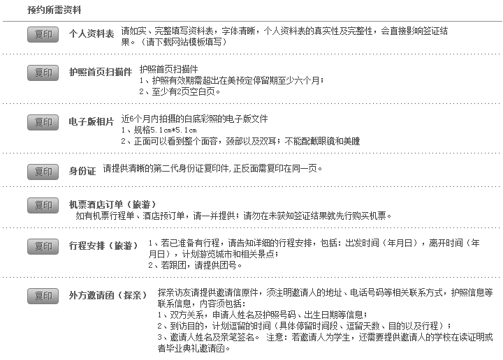 2017年(广州领区)美国签证+EVUS登记办理指