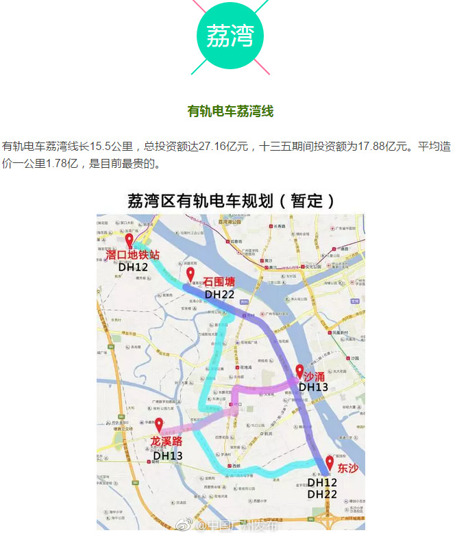 广州有轨电车将再新建28条线 最新线路图一览(图)