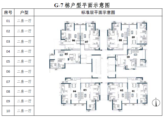 2018广州珠江嘉苑外地人公租房二房一厅户型图