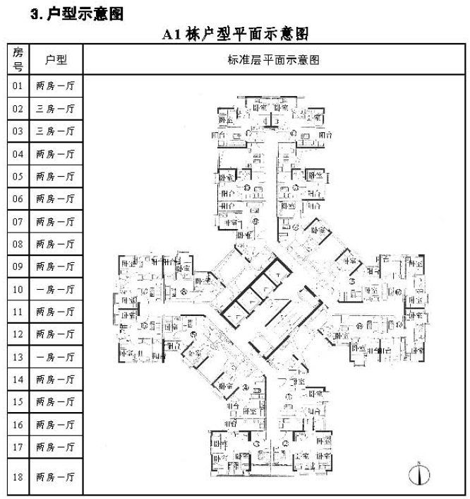 2019广州棠悦花园户籍家庭公租房户型图