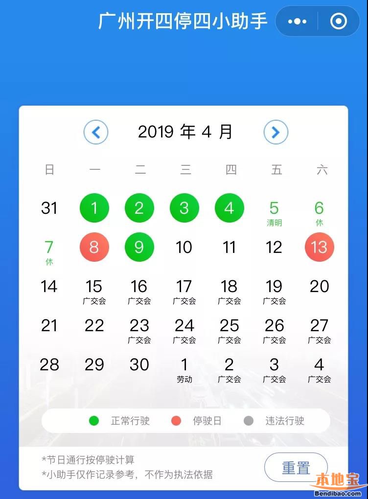 2019年4月广州限行吗？广州4月限行时间一览