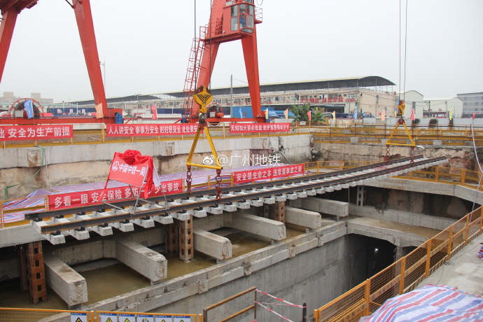 2019年4月广州地铁8号线北延段最新进展 土建完成78%