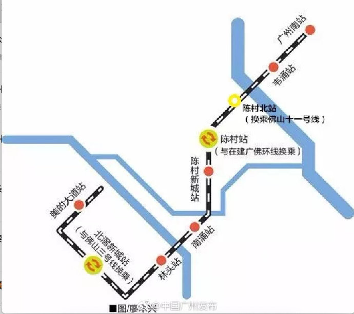 2019年3月广州地铁7号线西延顺德段最新进展 土建完成30%