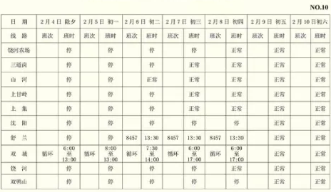 2019哈尔滨哈西客运站春节班次表