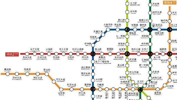 合肥地铁4号线最新线路图 具体站点有待细化