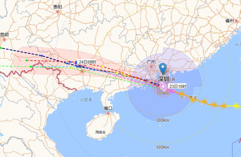 2017年13号台风天鸽对惠州有影响吗