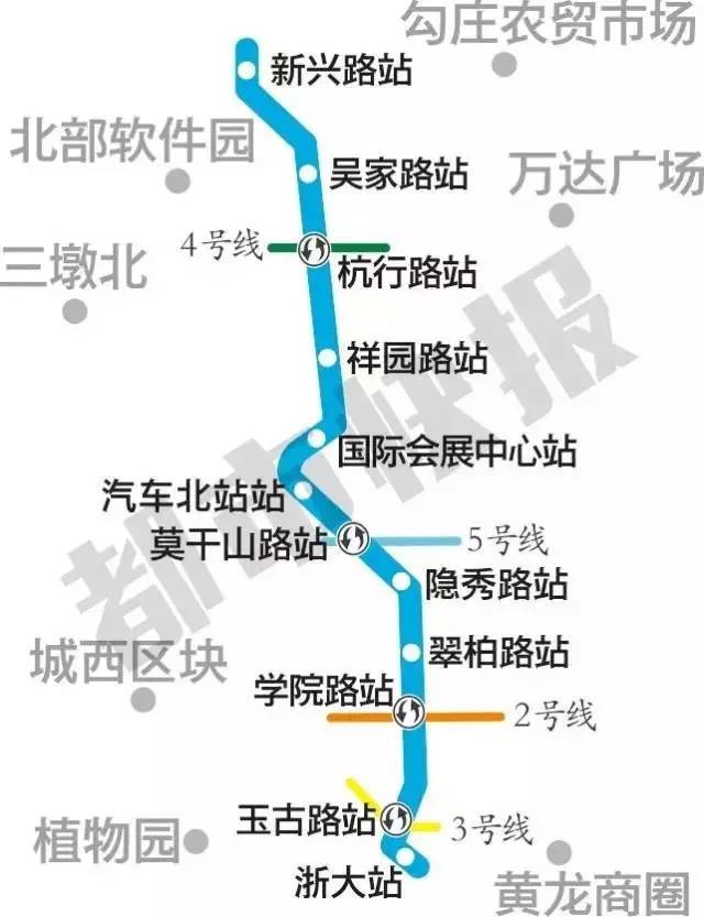 杭州地铁10号线最新消息（线路图+站点+开通时间）