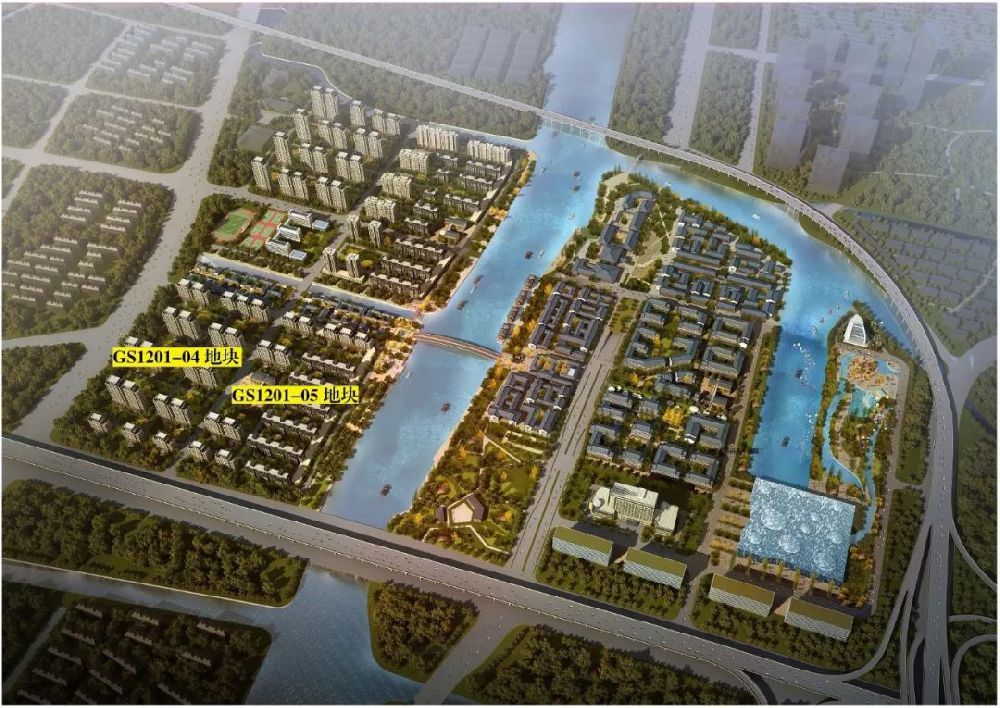 运河新城单元gs1201-05住宅地块位于杭州拱墅区运河湾区域,东至