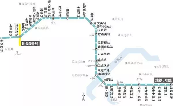 杭州地铁5号线最新消息(线路图+站点+开通时间