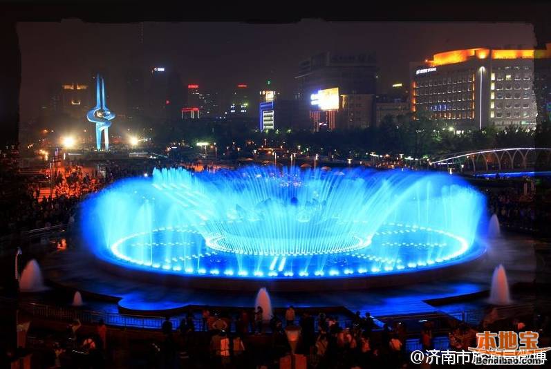 济南泉城广场荷花喷泉喷放时间(图)