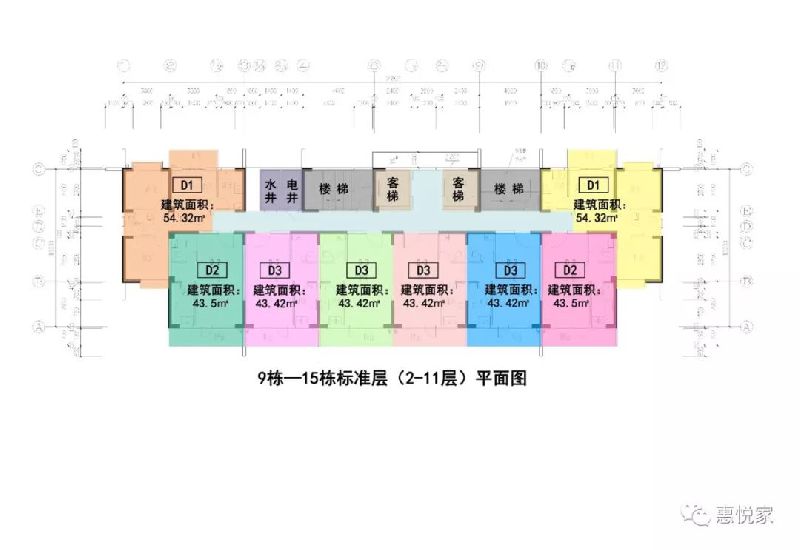 昆明惠客公寓户型图,面积和朝向