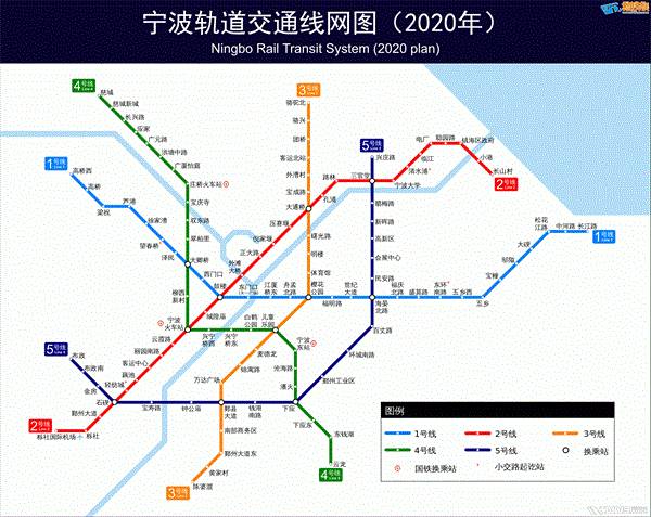 宁波地铁3号线一期线路图