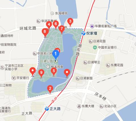 路线:日湖公园总面积46公顷,要说路线那真的数不清,绕着骑,走哪儿算