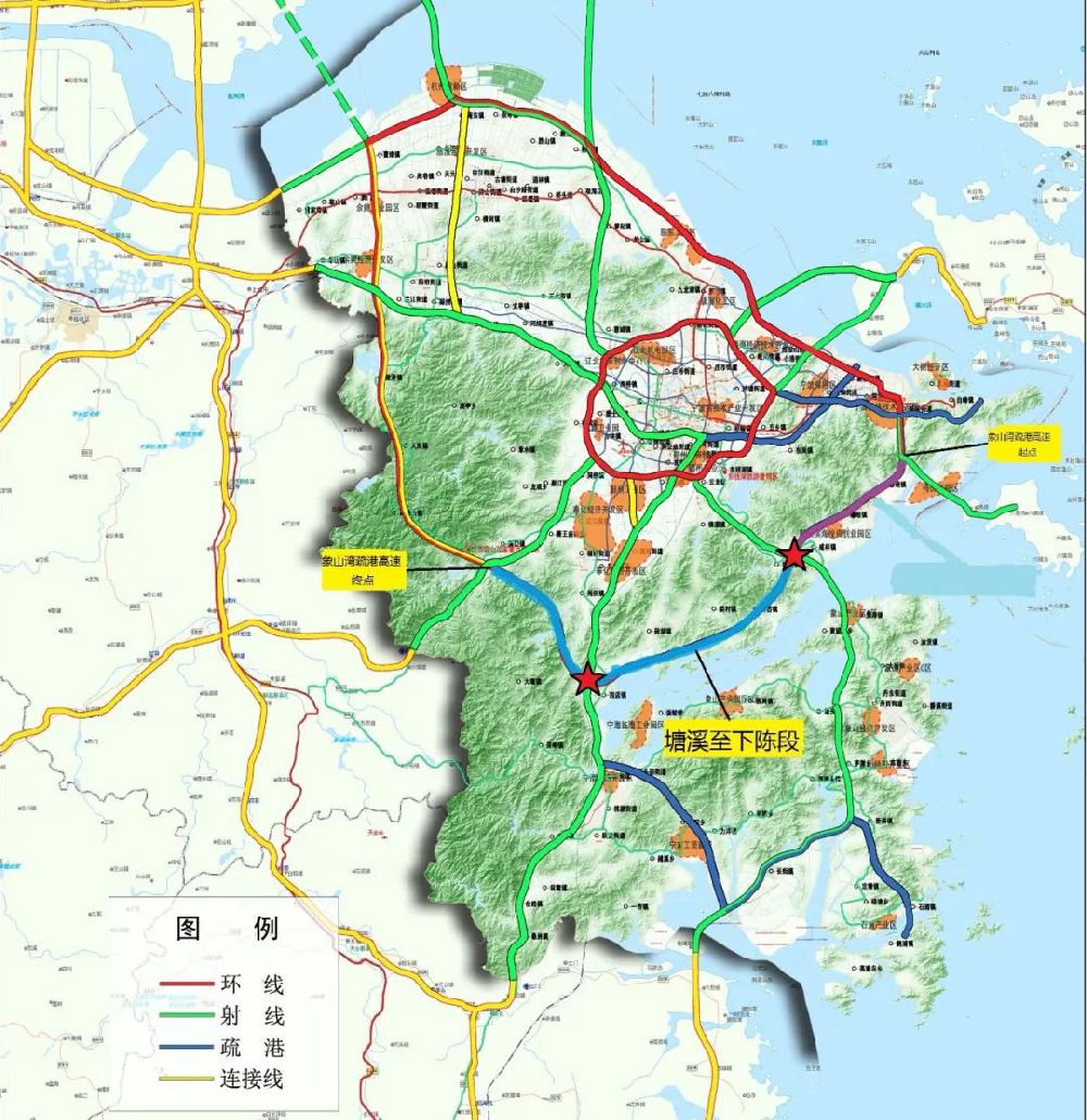 宁波象山湾疏港高速塘溪至下陈段高速开始建设了吗