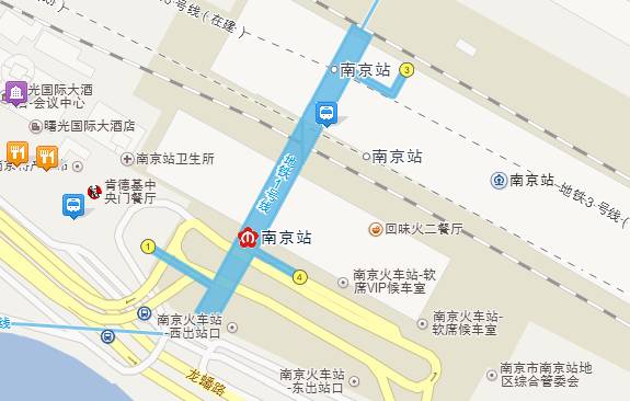 南京地铁南京站出口示意图及到达位置- 南京本