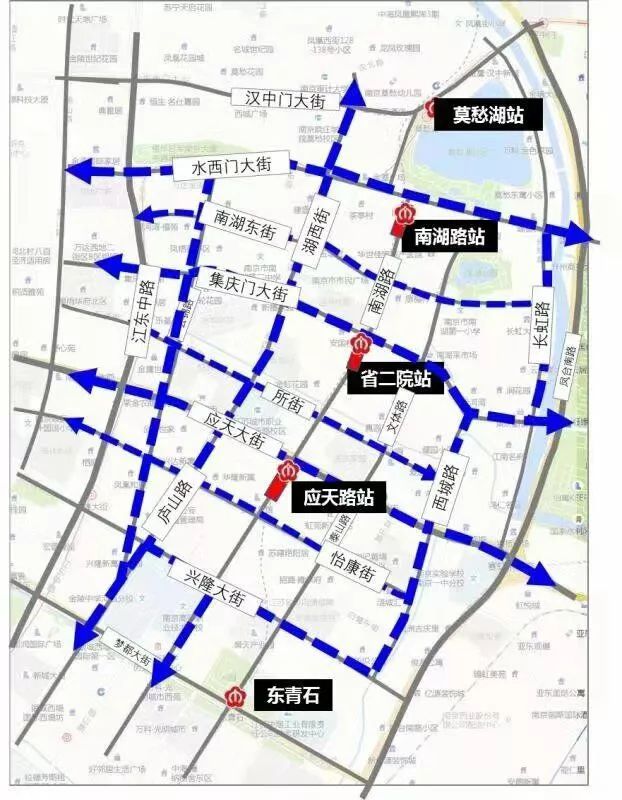 2019南京地铁7号线南湖路3月23日零点开始封闭施工