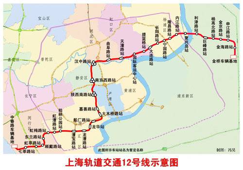 地铁12号线东段年内通车华山路本月将恢复通行- 上海本地