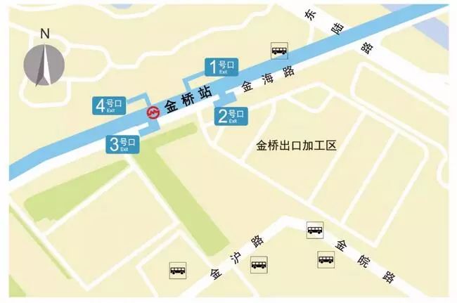 图及时刻表一览 上海地铁9号线三期东延长端街区示意图 1曹路站