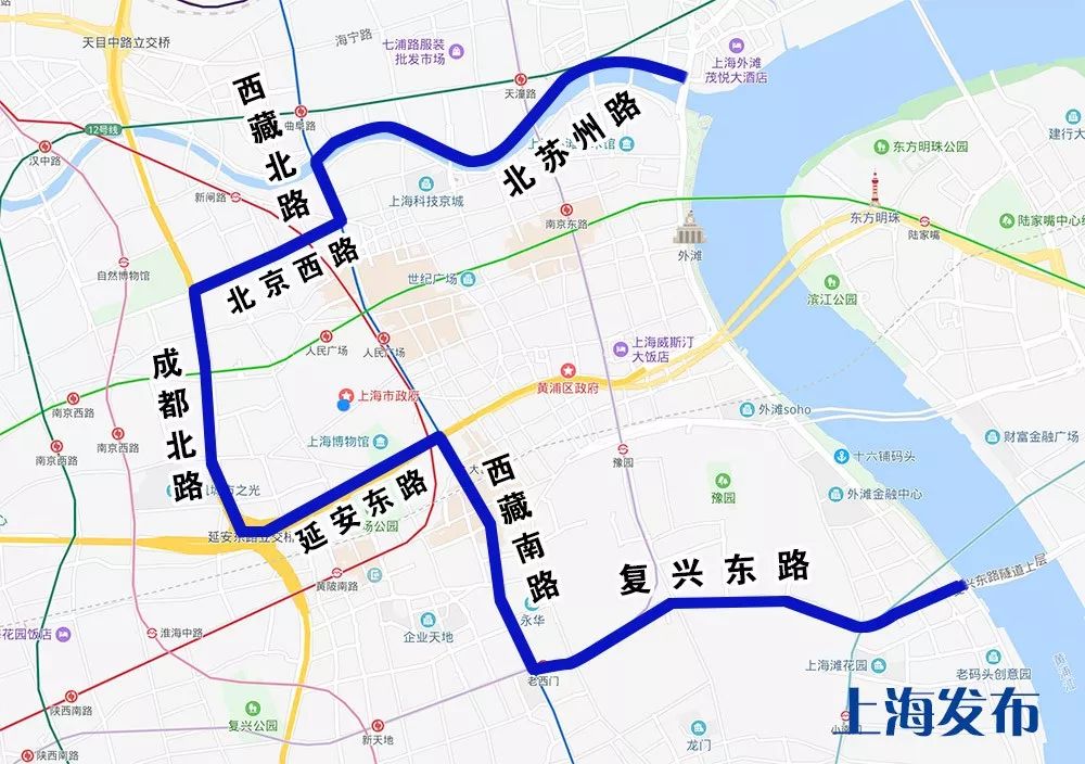 2019元旦小长假 上海68条公交线临时调整