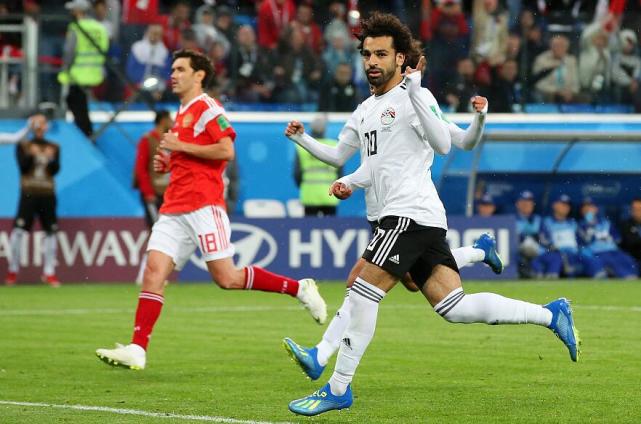 2018世界杯俄罗斯3-1击败埃及 萨拉赫点球难救