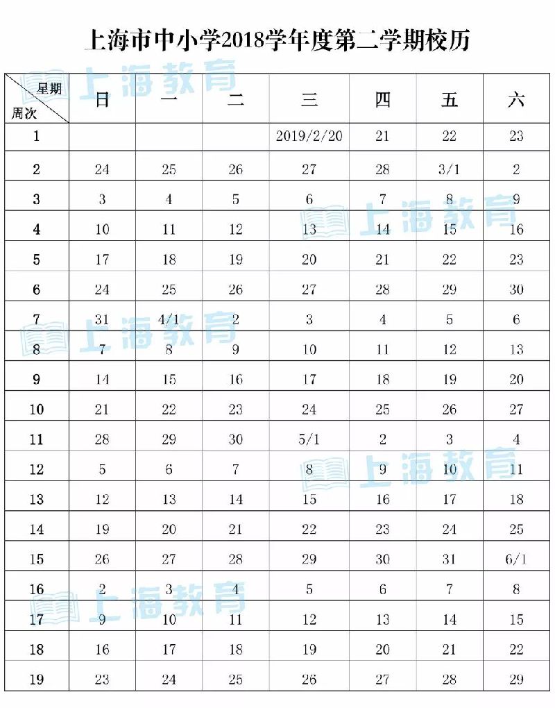 2018年上海中考高考招生日程安排时间表一览