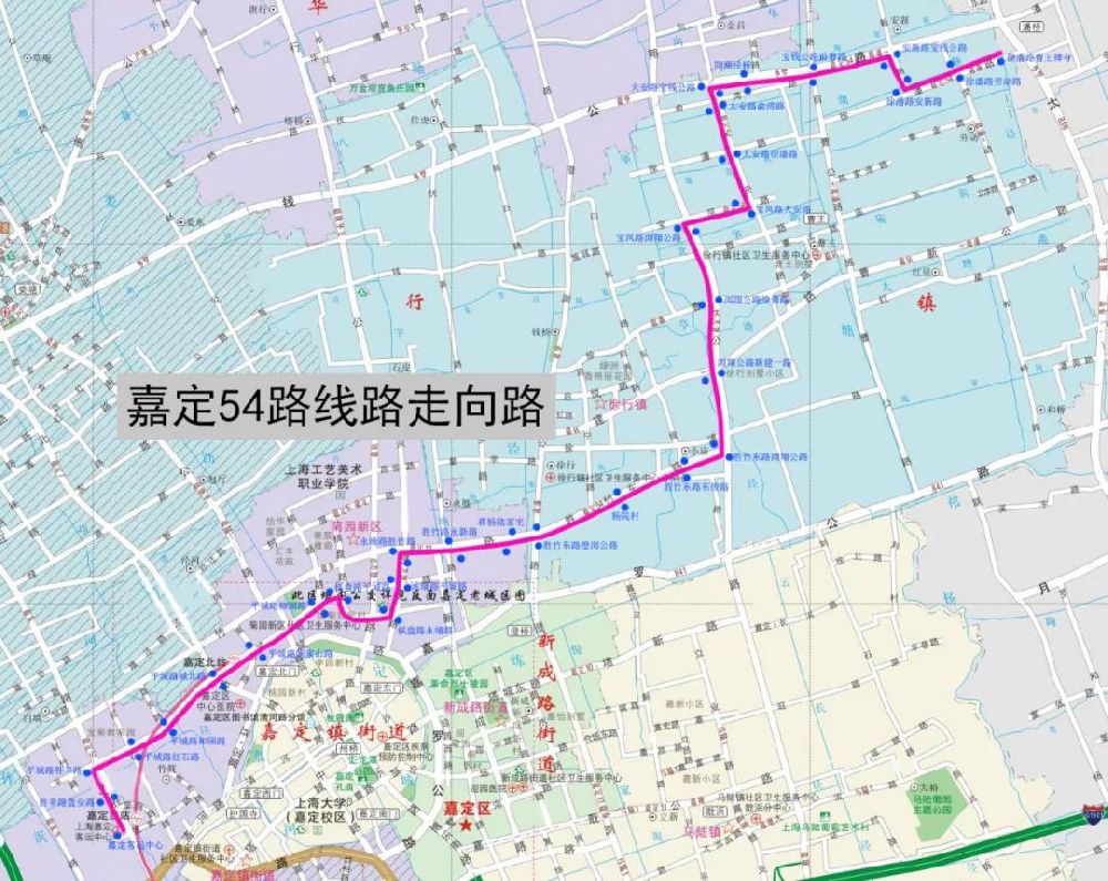 上海嘉定54路56路公交车增班延时 出行更便捷