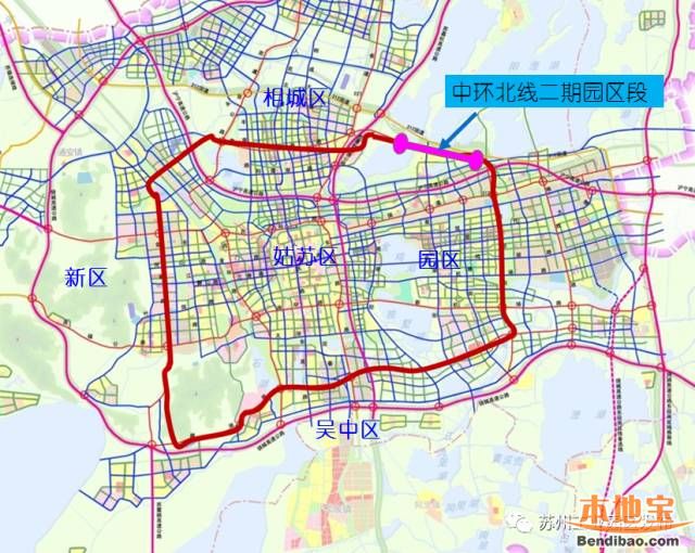 2017苏州工业园区重点道路交通项目一览