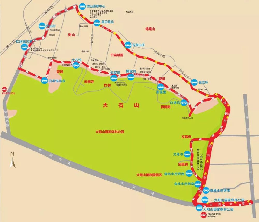 2019苏州树山免费环线巴士(发车时刻表+停靠