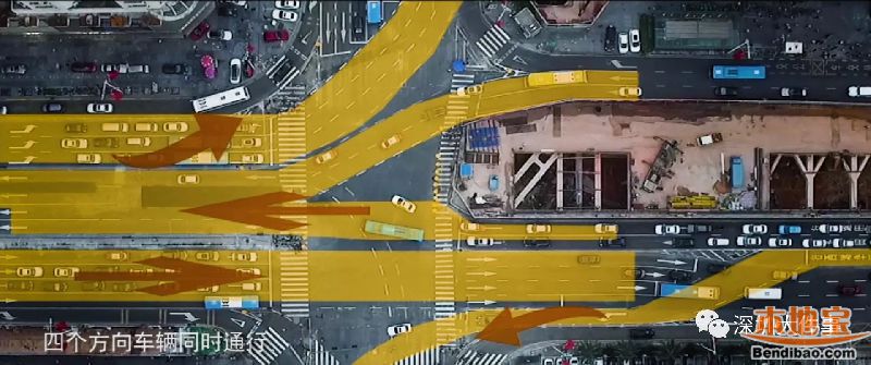 深圳启用全国首个移位左转路口 走错可要罚30